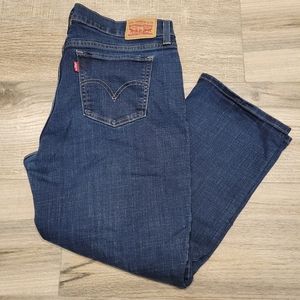 Levi's Straight Crop Denim Jeans 23" Inseam Women's 31